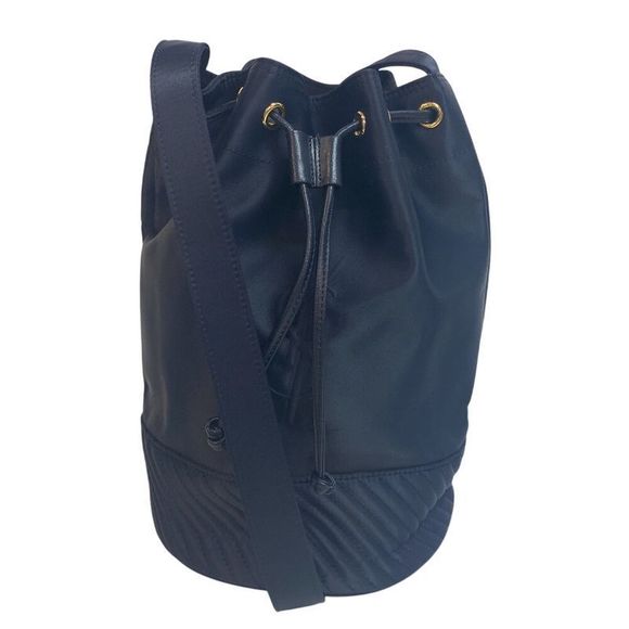 YVES Saint Laurent Yves Saint Laurent Drawstring Shape Logo Shoulder Bag Cabasn - Picture 1 of 7